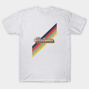 retro vintage color Matoma T-Shirt